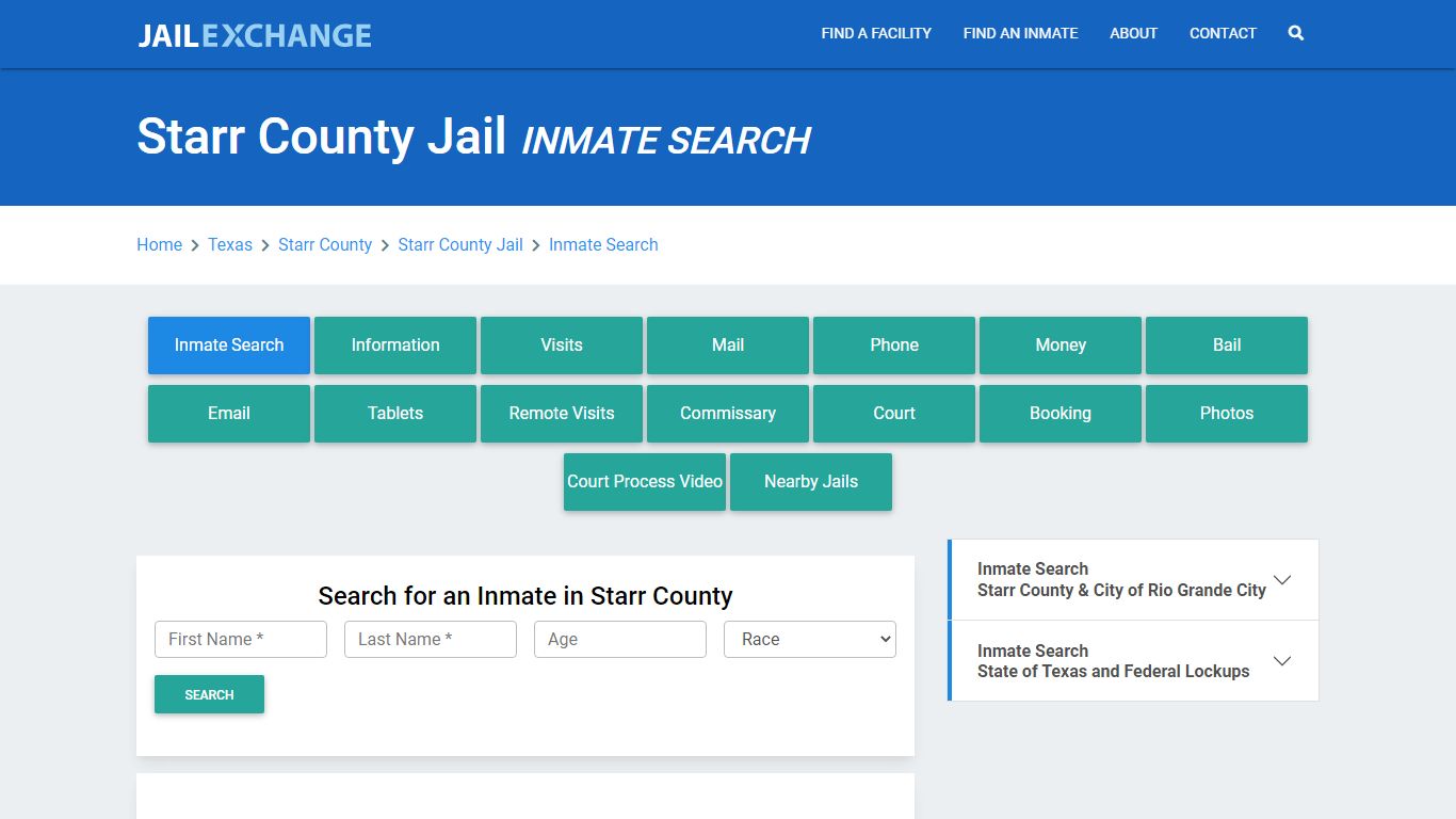 Starr County Jail, TX Inmate Search: Roster & Mugshots