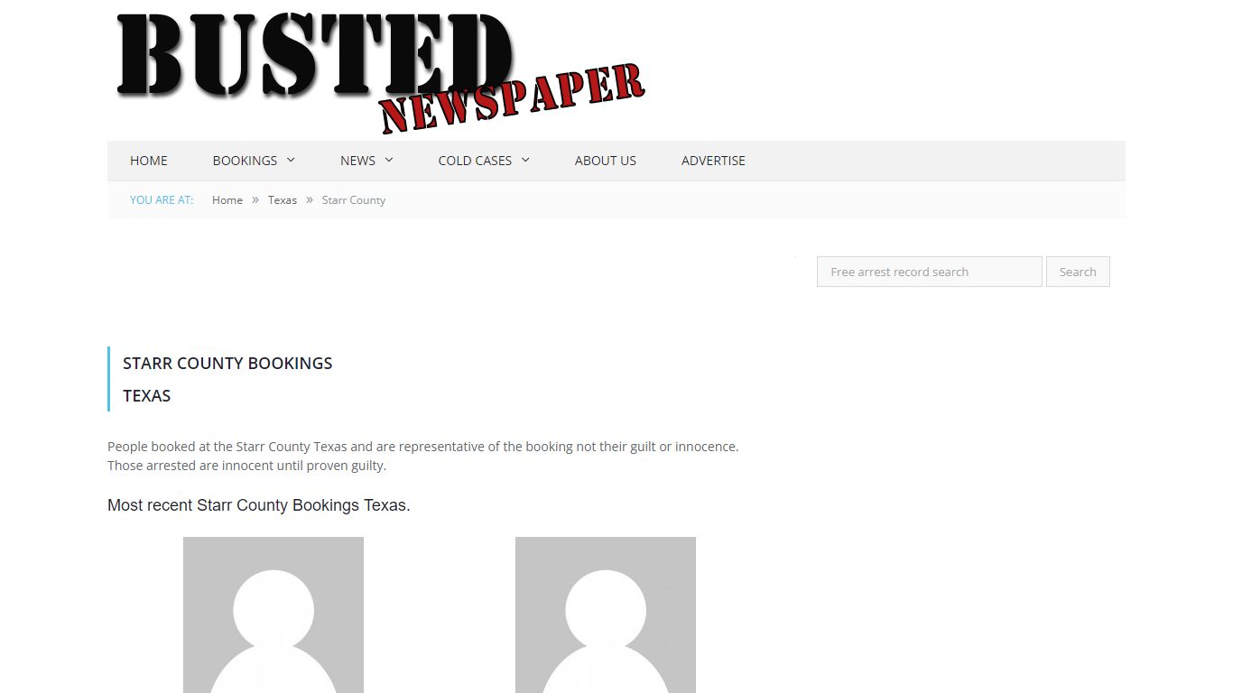 Starr County, TX Mugshots - BUSTEDNEWSPAPER.COM